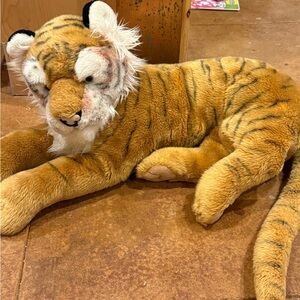 Vintage HTF TIGER PLUSH XL